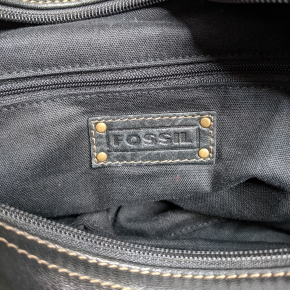 [❌ SOLD] FOSSIL Black Shoulder Purse Handbag - Picture 9 of 15